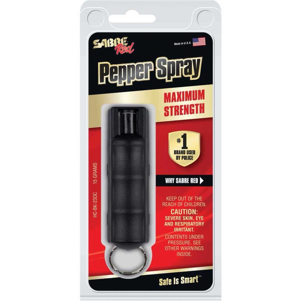Sabre Red Pepper Spray Maximum Strength Safe Is Smart Personal Defense Security