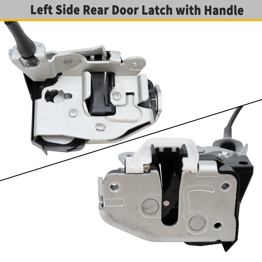 Qagea Rear Door Left Driver Side, 1992-2019 Ford E150 E250 E350 E450