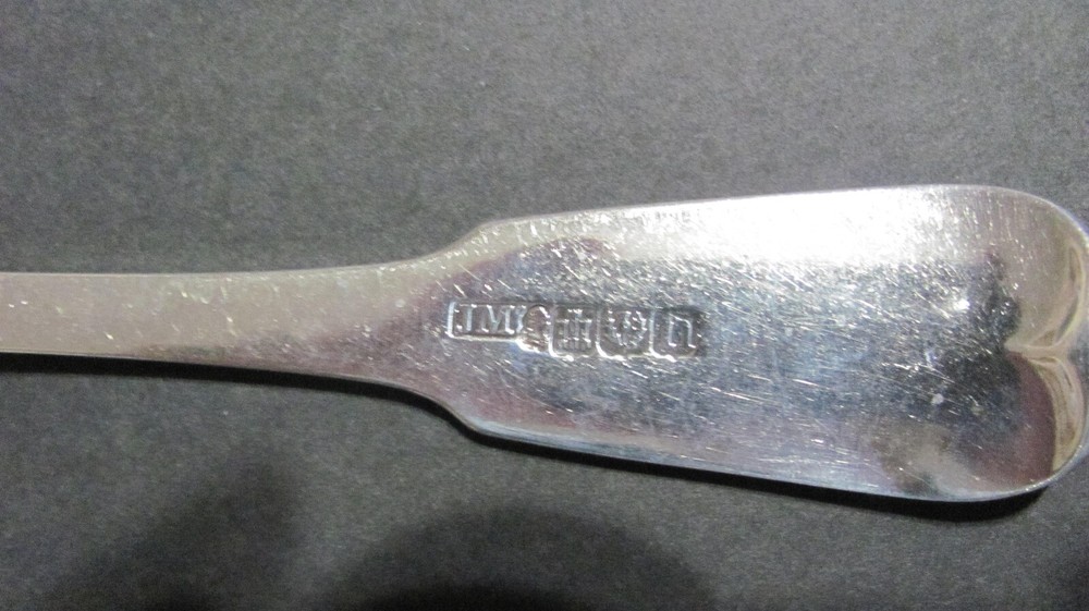 Antique Scottish Silver Serving Fork, Edinburgh, 1819-1820, John McKay