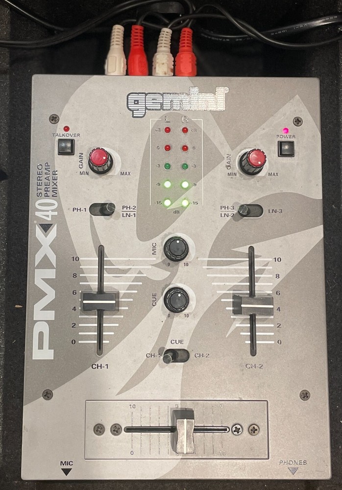 Gemini PMX 40, CDJ 10 x 2, With Hard Case/Tested