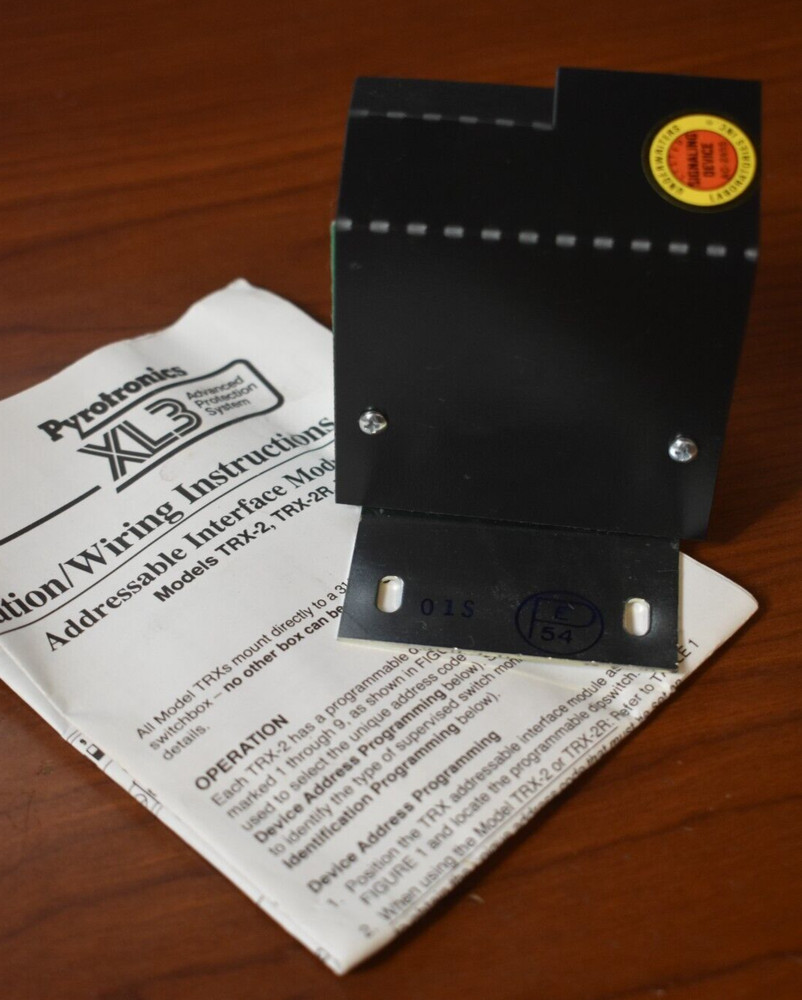 Pyrotronics TRX-2R Addressable Interface Module NOS