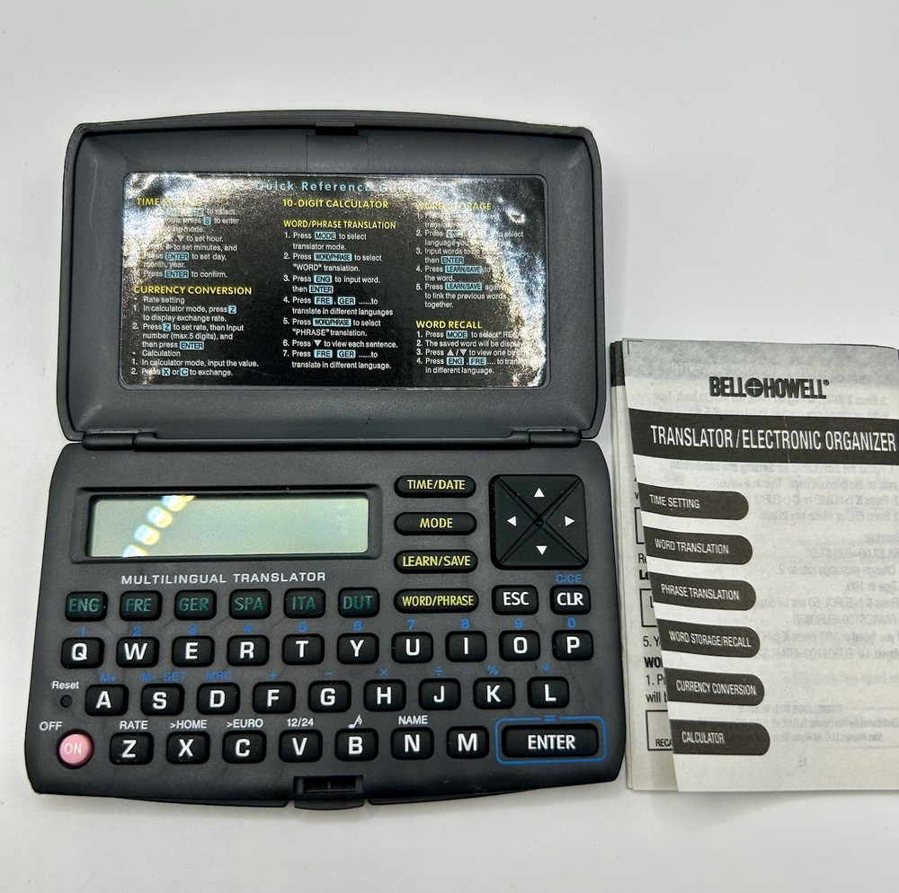Texas Instruments, Franklin Merriam-Webster dictionary , Multilingual Translate