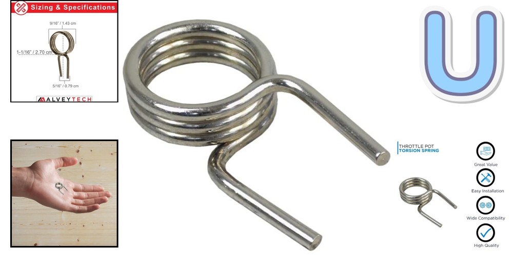 Lightweight and Essential Throttle Pot Replacement Spring for Mobility Devices