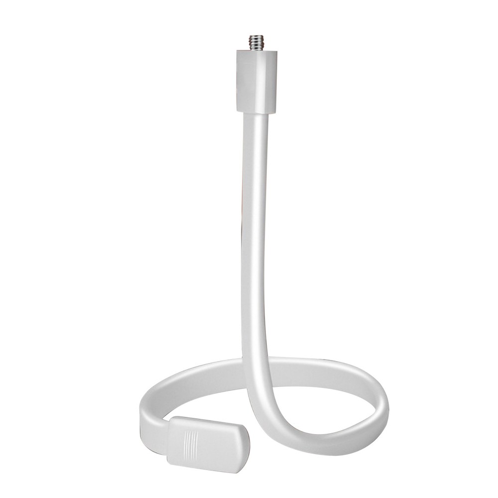 1/4'' White Flexible Twist Mount Base Bracket Accessories For Security Camera