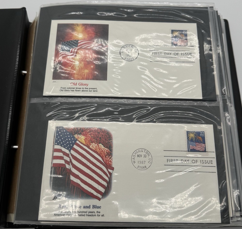 Commemorative First Day Issue Envelope/Postcard Collection Book ￼