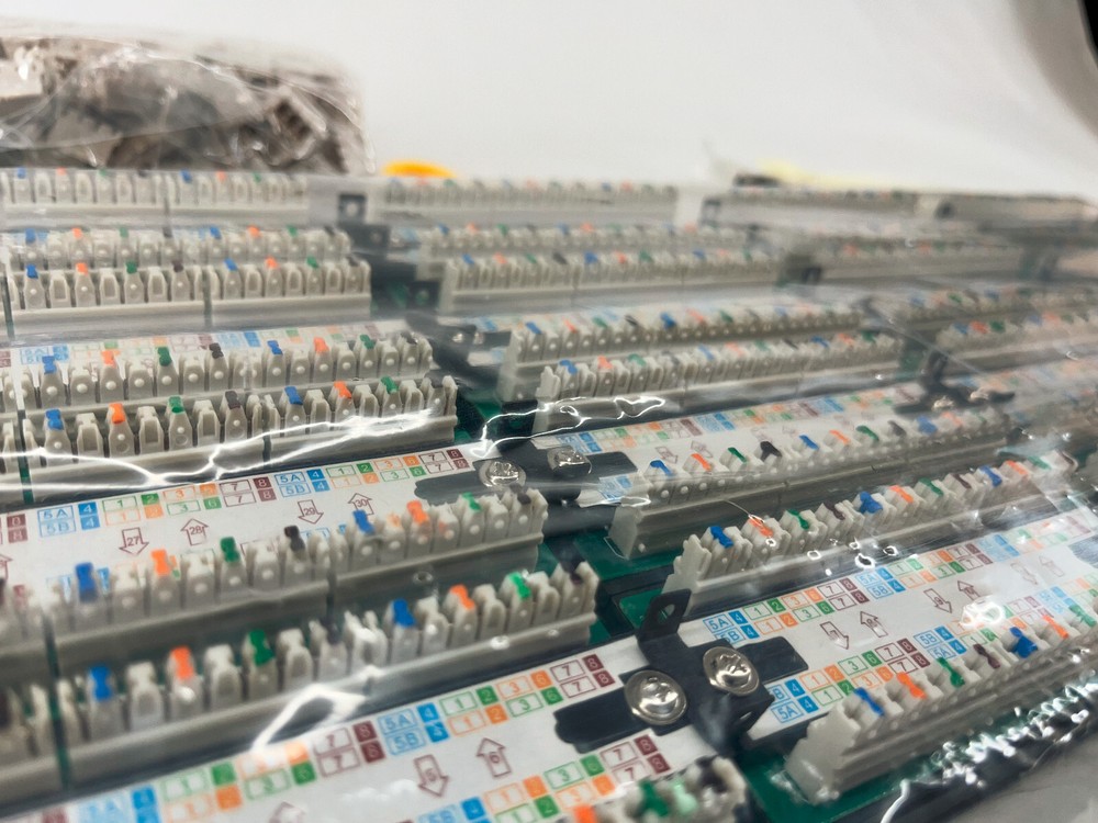 Patch Panel UTP 96 Port Ethernet Network CAT5e RJ45 110 - Removable Jack Modules