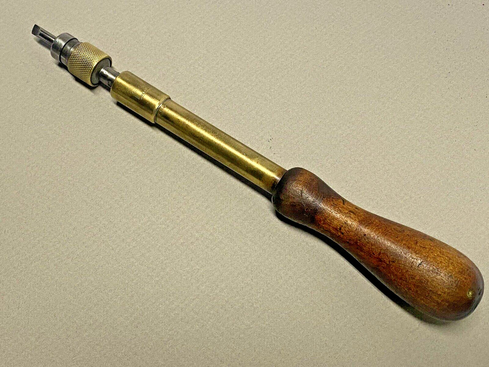 Antique Mueller Screwdriver Automatic Spiral Pat. 1889 Illinois Tool