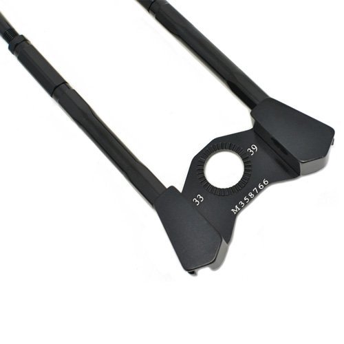 Gearoop Bike Bicycle CoolStand Aluminum Adjustable Side Stick 33-39mm , Black