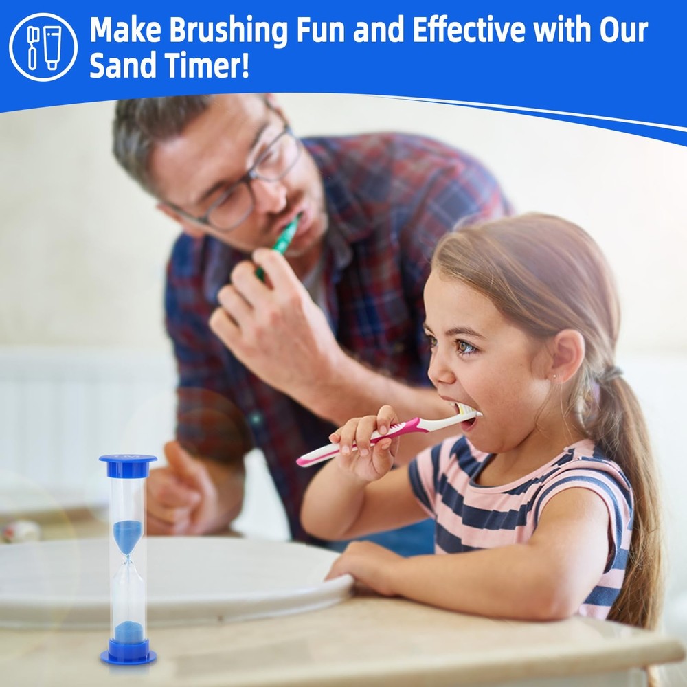 Plastic Sand Timer Sandglass Hourglass Sand Clock Timer 30 sec, 1 min, 2 mins