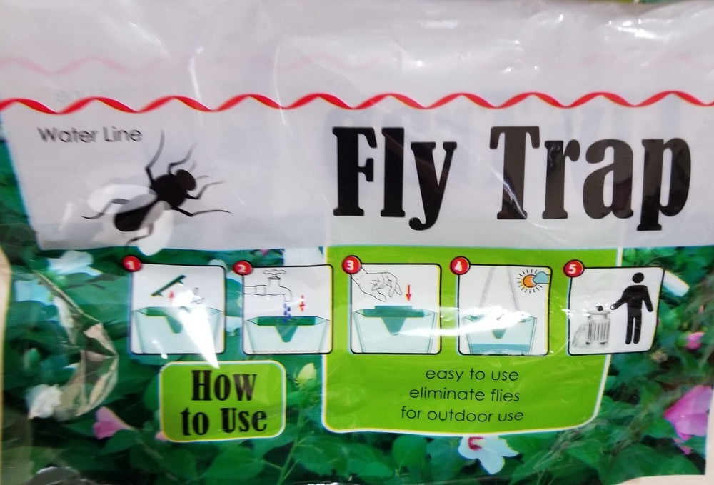 Hanging Large Disposable Fly Trap New
