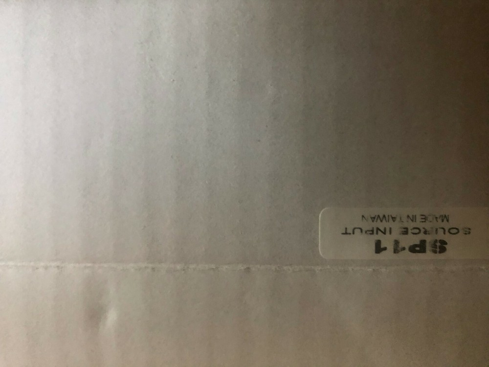 Flush Mount Audio Source Input SP11 , White Wall Plate with wiring harness