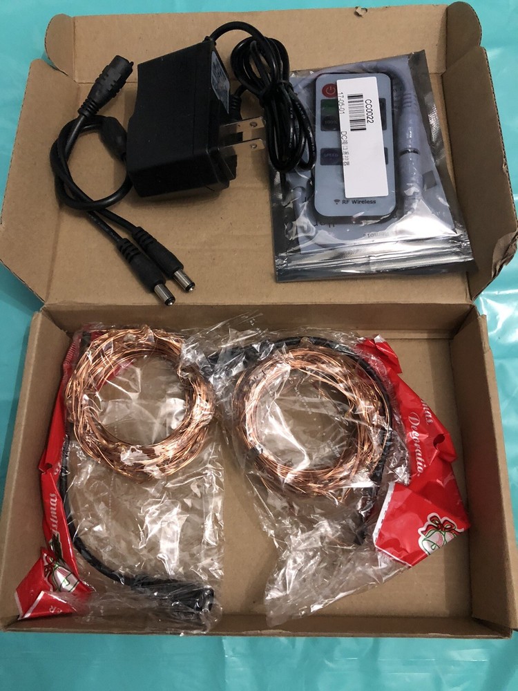 2-PCS Led String Lights-Eagwell 33ft(10M) -2 In 1 Led Lights Dimmable Led String