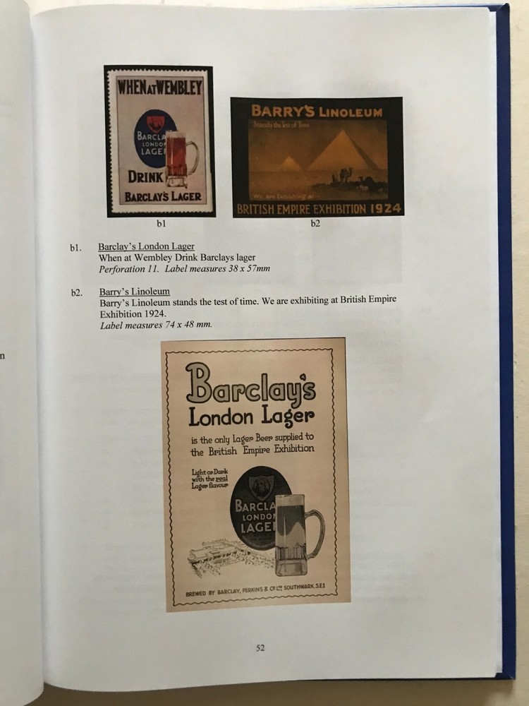 British Empire Exhibition Wembley 1924-1925 Advertising & Publicity Labels