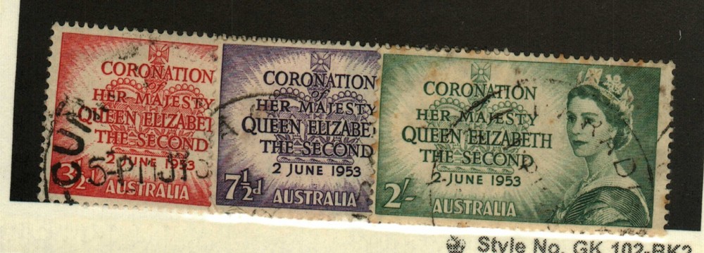 Australia #259-61 used