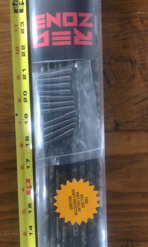 Carbon Express Arrows Maxima RED ZONE SD .400 SPINE (12 PACK) - 51183 W-INSERTS