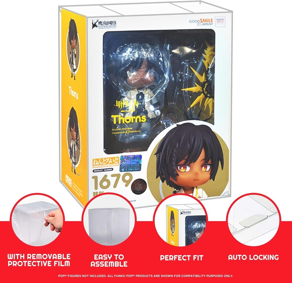 Premium Nendoroid Box Protective Plastic Display Box Case - Ultimate Dust, Dirt,
