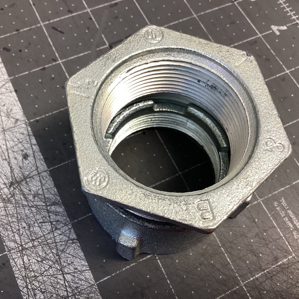 1-1/2" 3 Piece Coupling  IRON (LPW132Y)