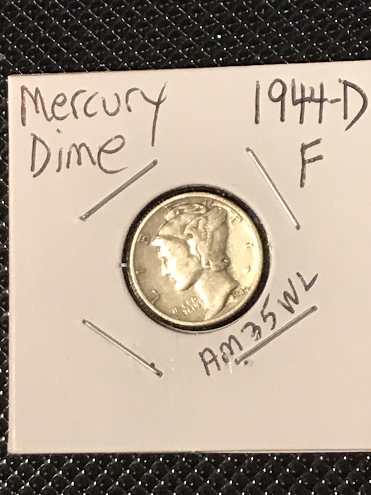 1944-D Mercury Dime  F