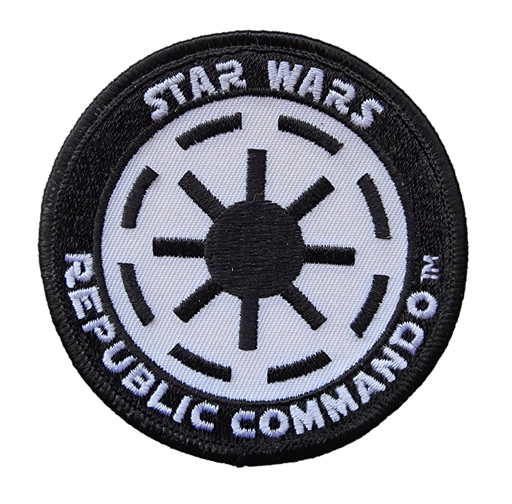 Iron On Patch featuring Star Wars Republic Commando 2004 Elite Squad Action NEW