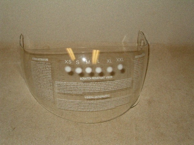 "MR1000" Clear Replacement Faceshield for M2R Helmet