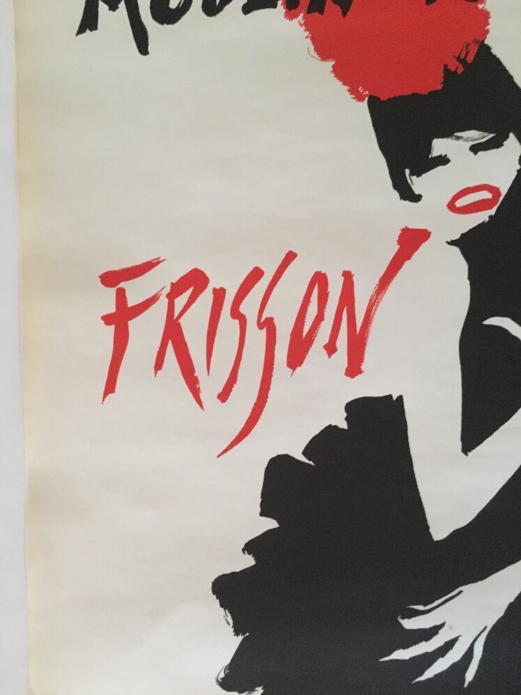Gruau Frou Frou Moulin Rouge Original Vintage Poster Advertisement French pin-up