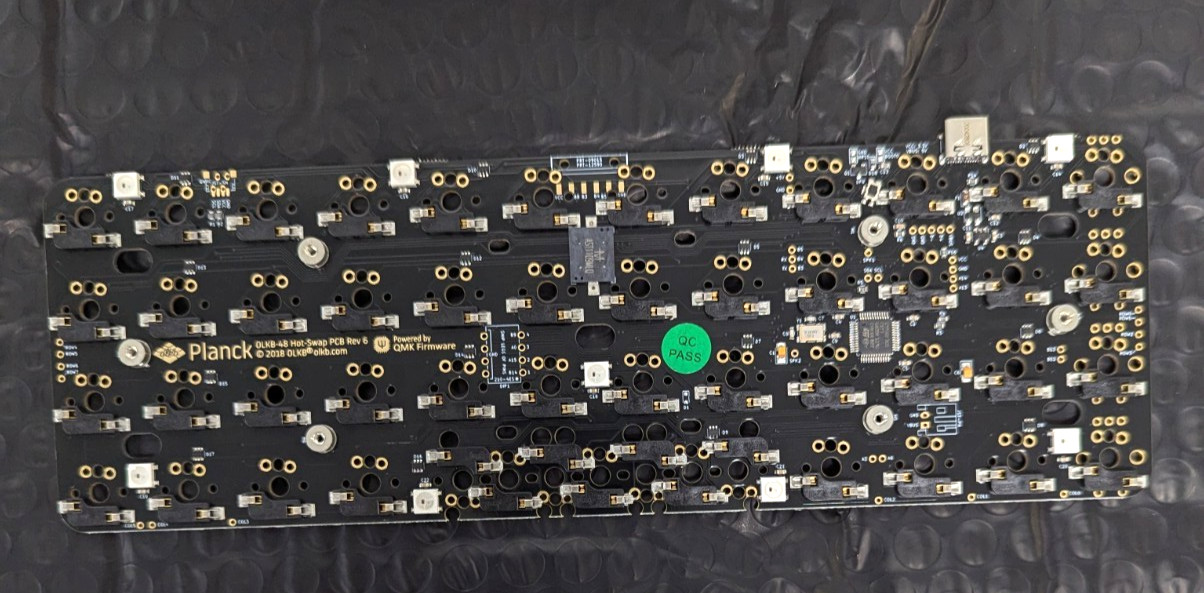 Drop+ OLKB Planck REV6 High-Pro Acrylic MX Compatible Plate No Keycaps/Switches