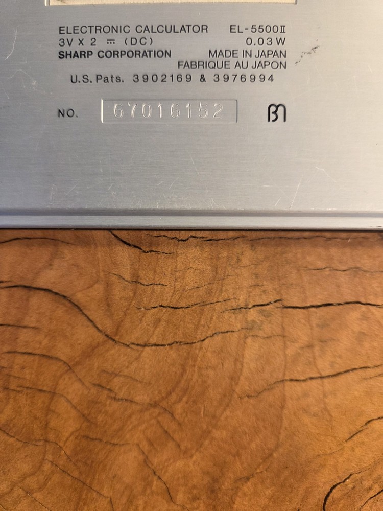 Sharp EL-5500 II Scientific Calculator and BASIC Computer, works great!