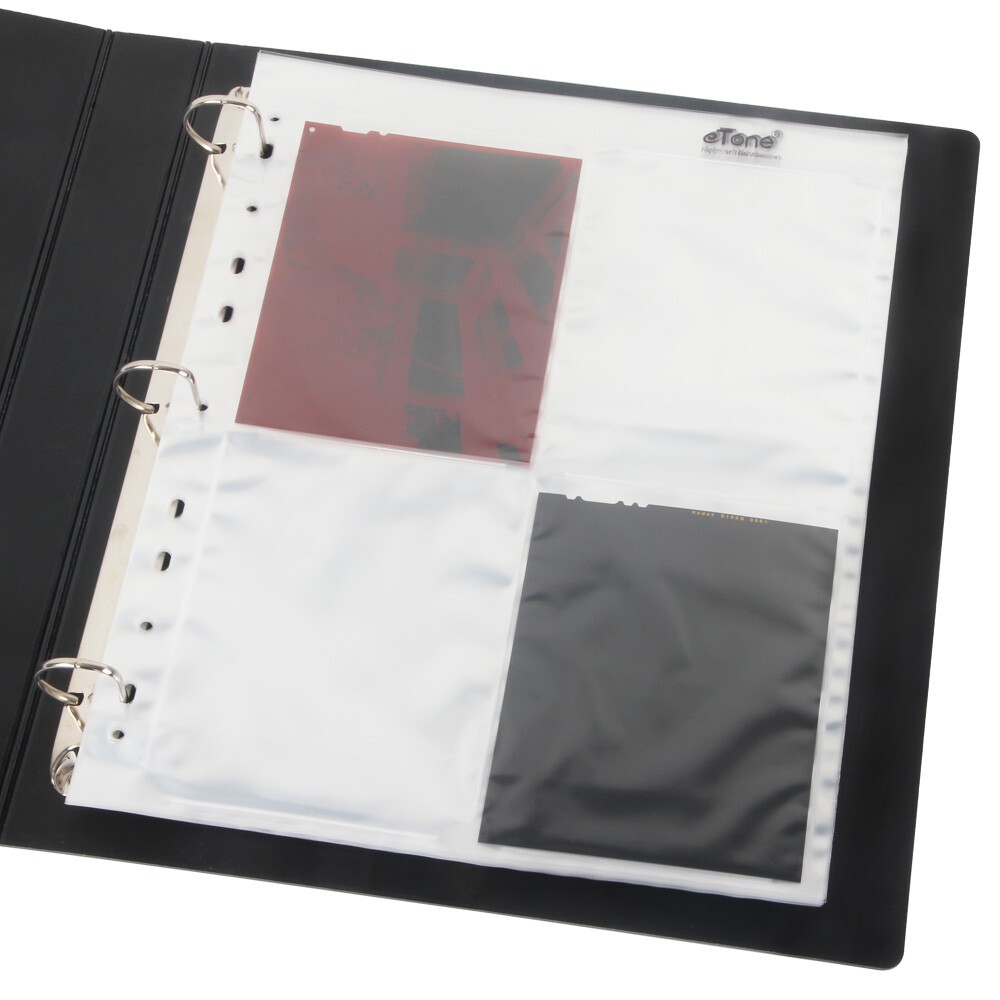 4x5 Film Negative Storage Page Acid-free Preservers Photo Archival Bag 50 Sheets