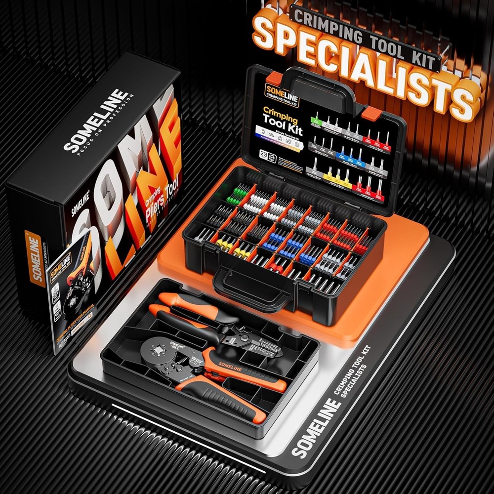 Efficient Quadrilateral Wire Crimping Pliers - 23 Sizes