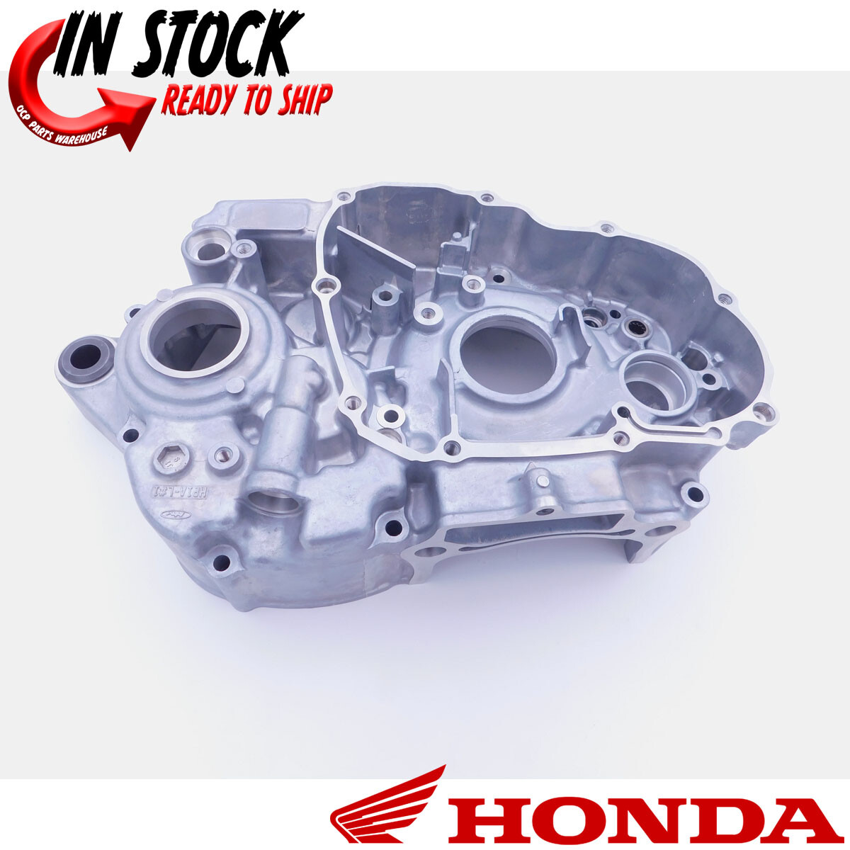 HONDA LEFT ENGINE CENTER CRANK CASE  TRX450R TRX 450R 04-05 11200-HP1-670 OEM