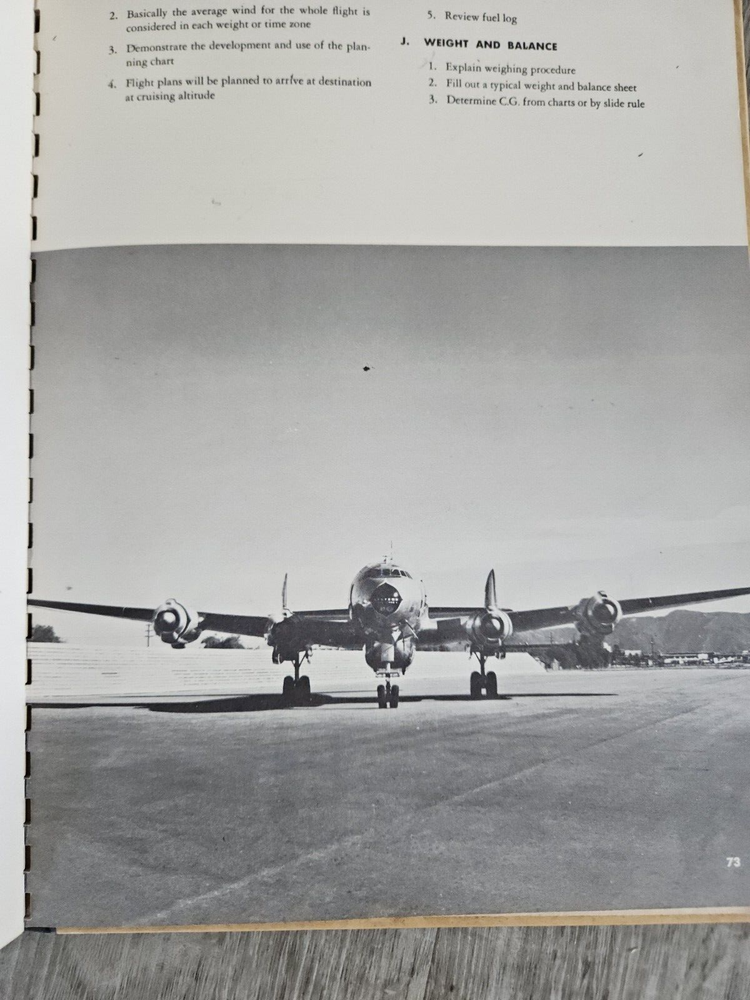 Original Lockheed Constellation Indoctrination Training for Airline Operation