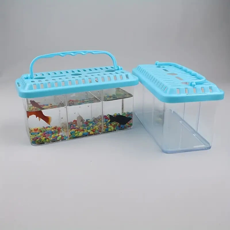Dual-layer Isolation betta Fish tankl,Three Compartments For Betta Fish