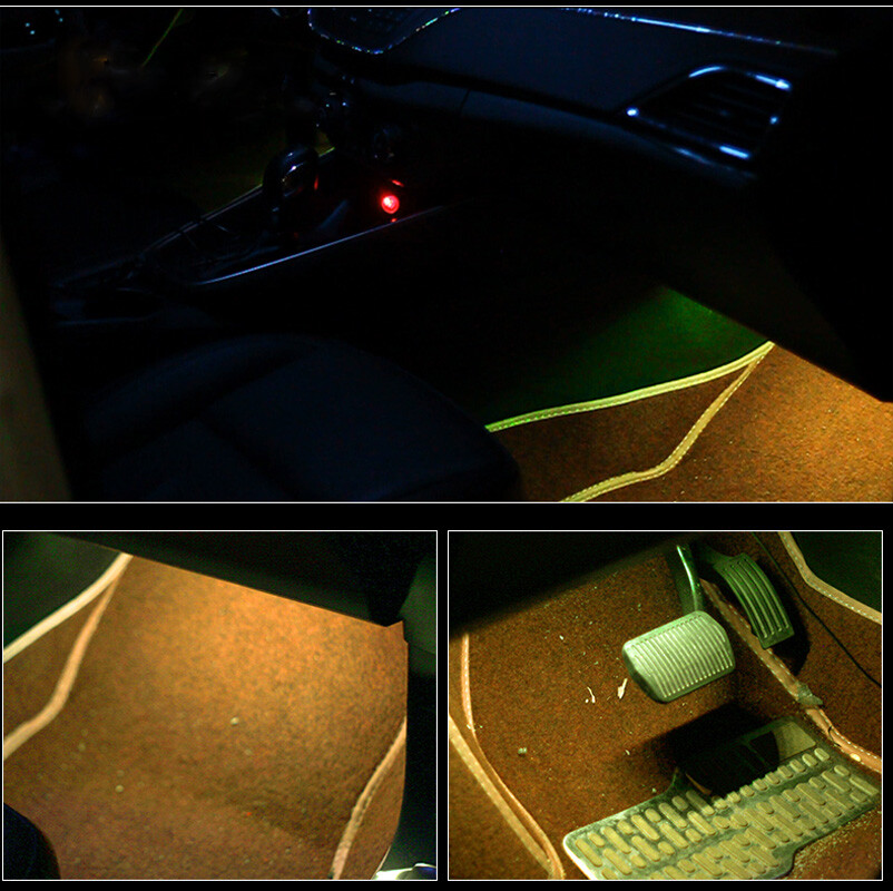 Car LED Strip Light Controller Car Interior cigarette lighter Atmosphere Lamp