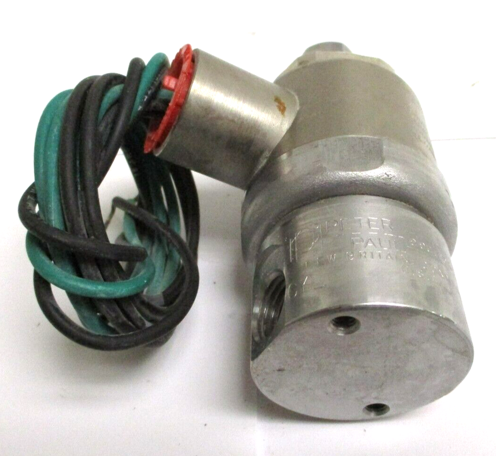 PETER PAUL ELECTRONICS , E23NK9ZCCP , SOLENOID , 24-DC , 1/4" FNPT , SURPLUS