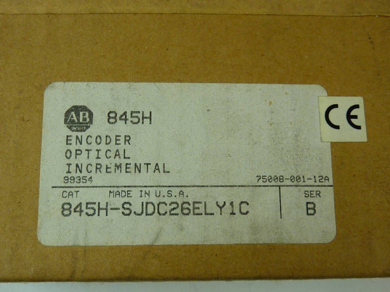 Allen-Bradley Optical Encoder 845H-SJDC26ELY1C NEW