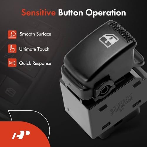 Power Window Switch Compatible with Kia Sorento 2004 2005 2007, Rear Left