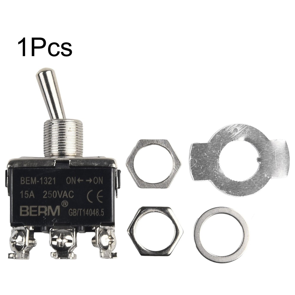 Tact Switch Button Switch 20A125VAC 500VDC 50m??max DOUBLE POLE ON/OFF/ON