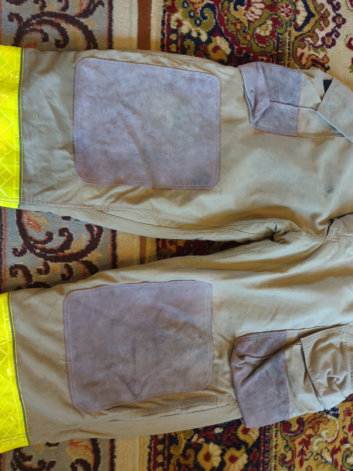Retired Firefighter Gear Turnout Pants FIRE USED 50" X 30" See Pics