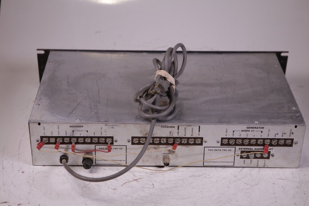 Time & Frequency Technology EBS System w/ 3 Modules 760-04, 760-01, 760-03 As Is