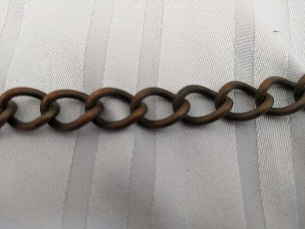 Vtg Copper link bracelet and clasp bracelet