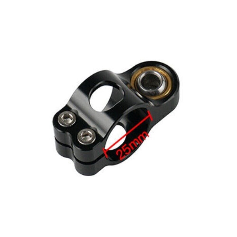 For Steering Damper Stabilizer Bracket 25mm Clamp Mounting Holder Black New US