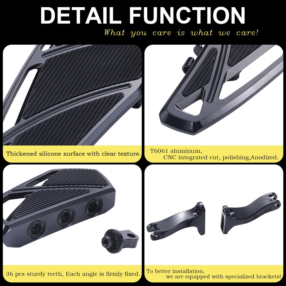 Phantom Front & Rear Floorboard System for Harley Touring FLHX (2014-Present)