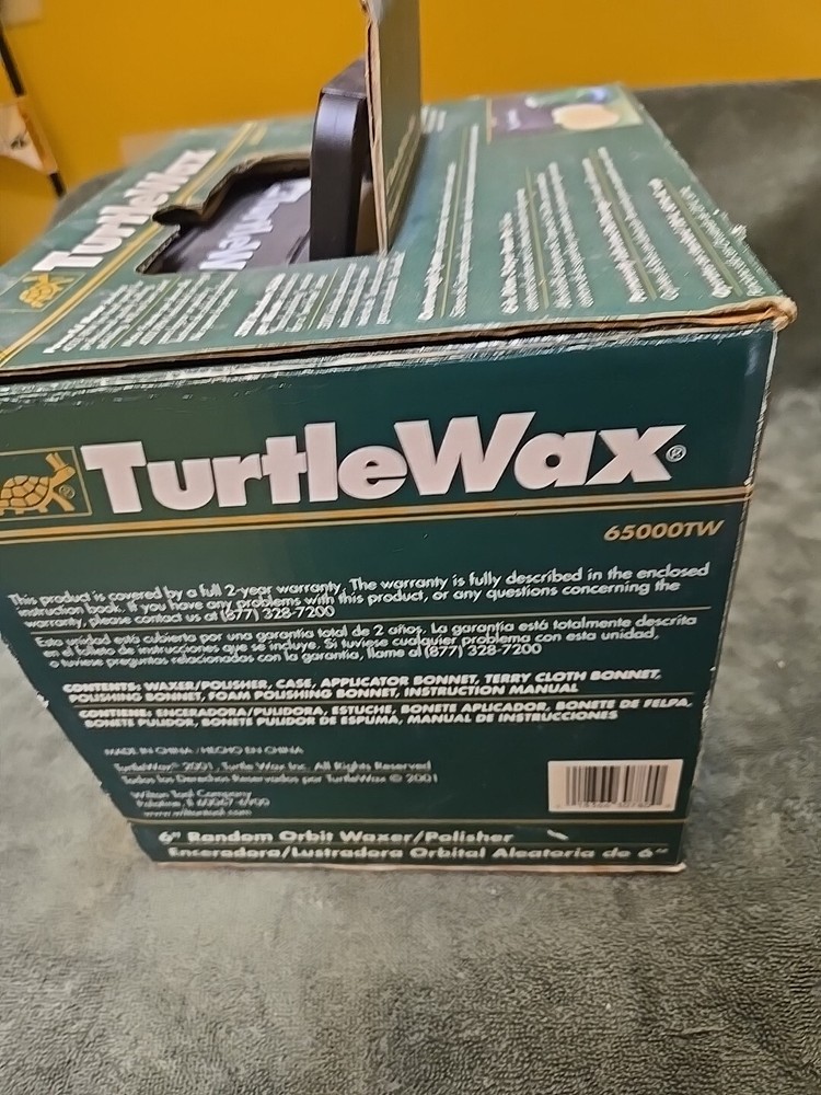 TURTLEWAX DOUBLE INSULATED BUFFER/POLISHER SYSTEM MODEL NO.65000TW w/ Case