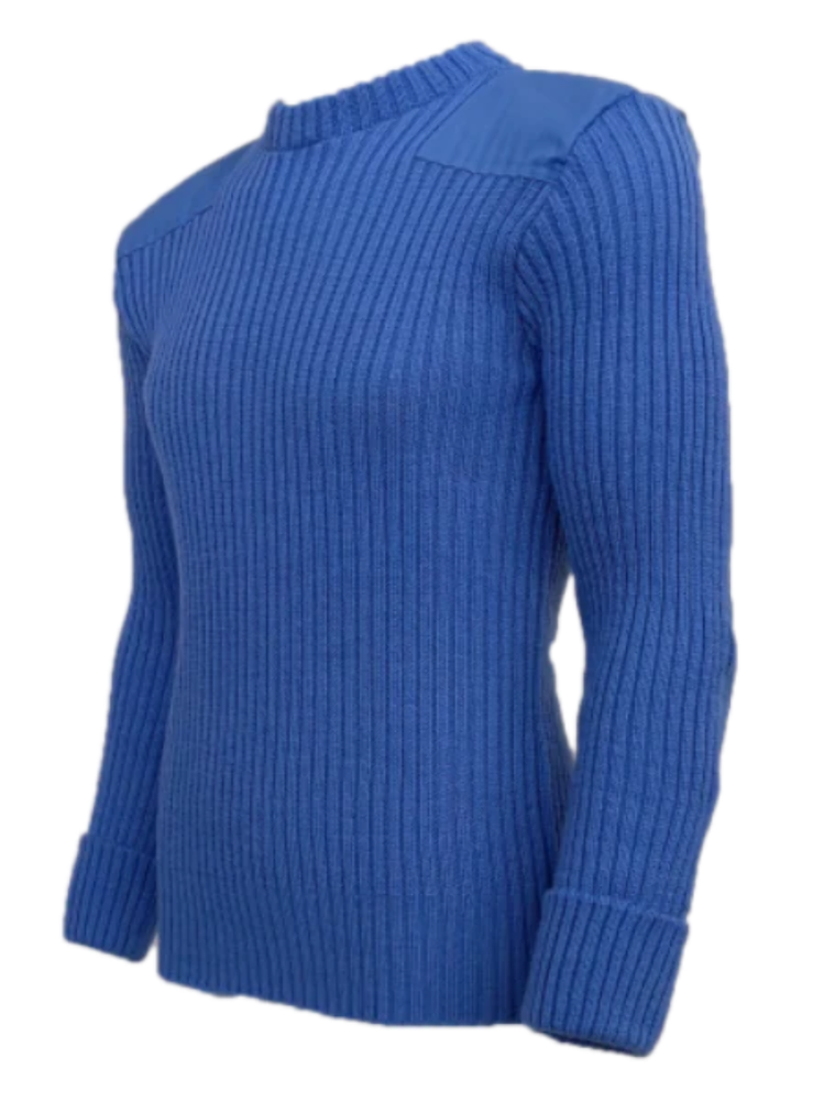British Commando Sweater Woolly Pully CREW Neck - Various Colors