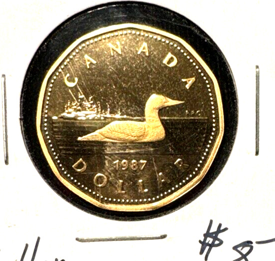 Canada 1987 dollar KM157 Proof