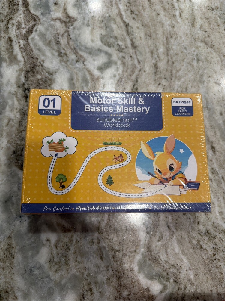 Little Curious Minds ScribbleSmart Workbook Level 1 Motor Skill & Basics Mastery
