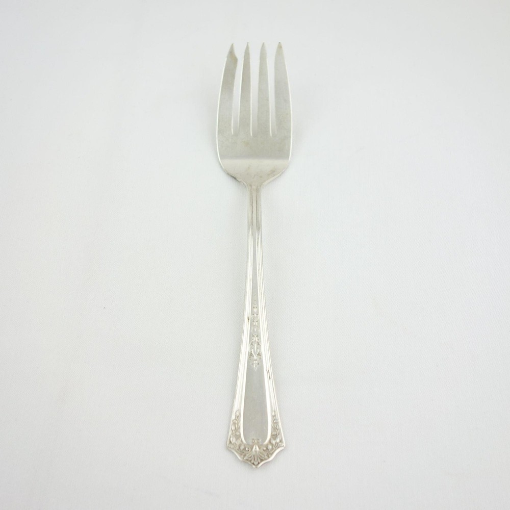 Continental Silverplate Three Cold Meat Serving Fork