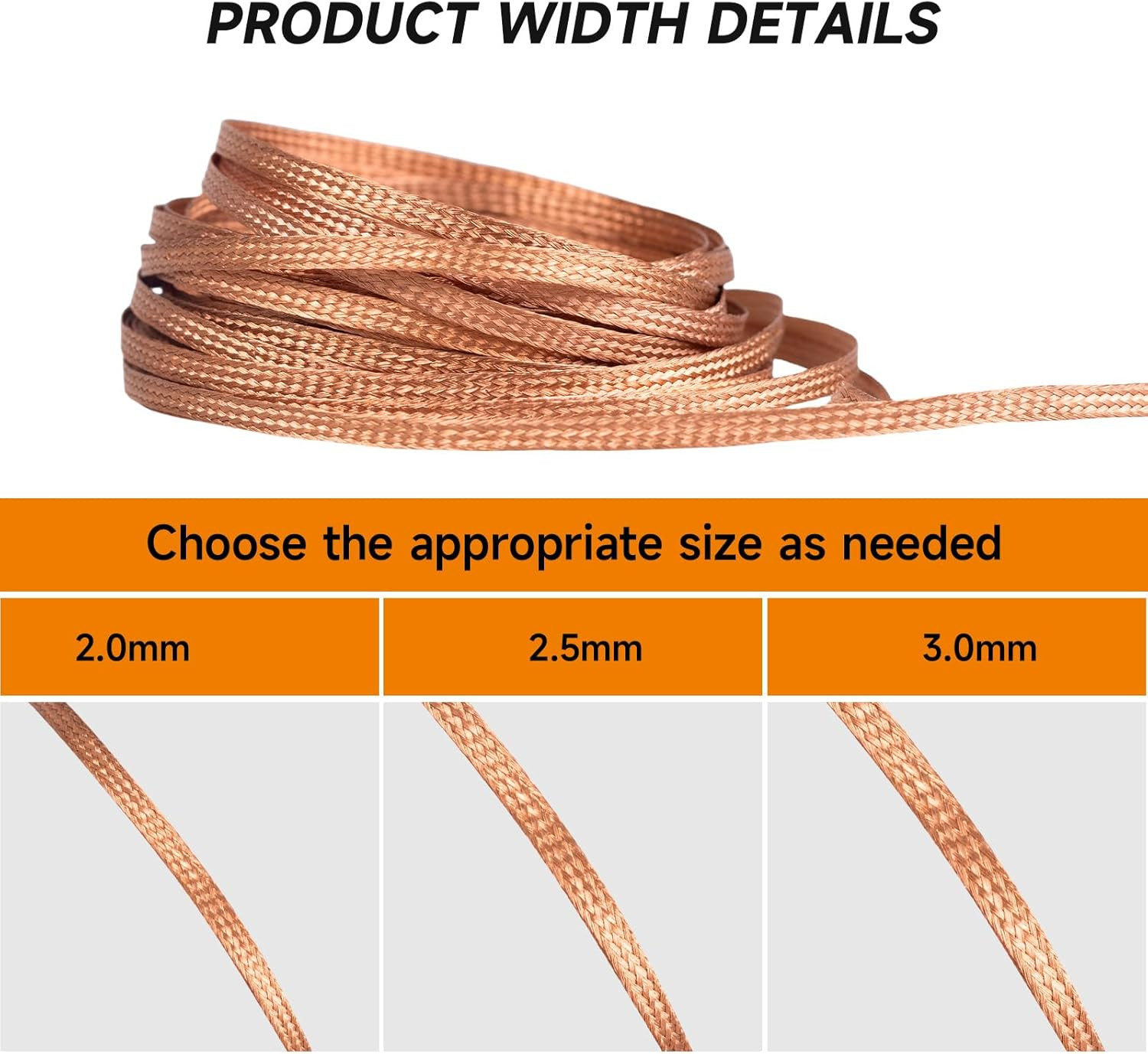 Solder Wick Braid 10Ft Desoldering Wick Braid Remover Tool with Flux No-Clean So