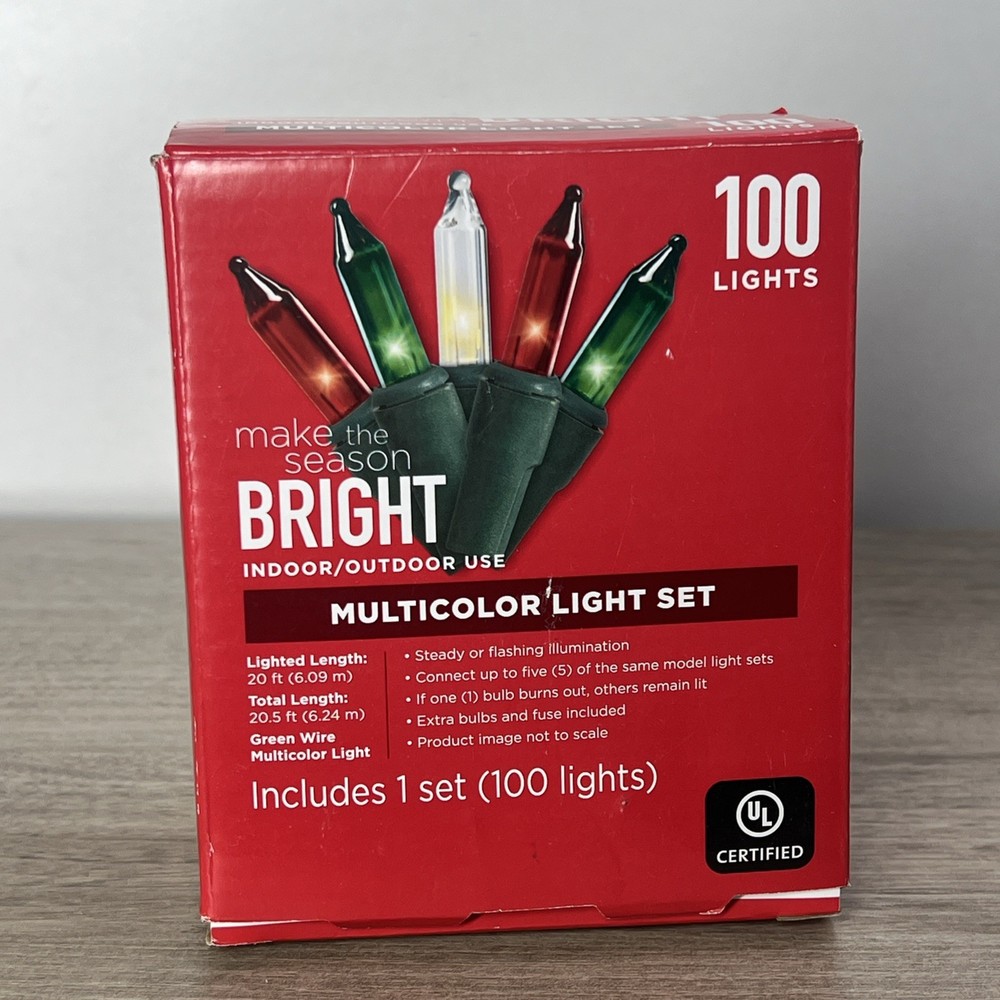 Multicolor Light Set | 20 feet 100 lights