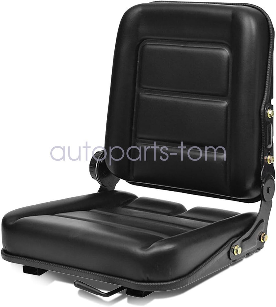 Universal Forklift Lawn Mower Tractor Seat Adjustable Backrest Waterproof